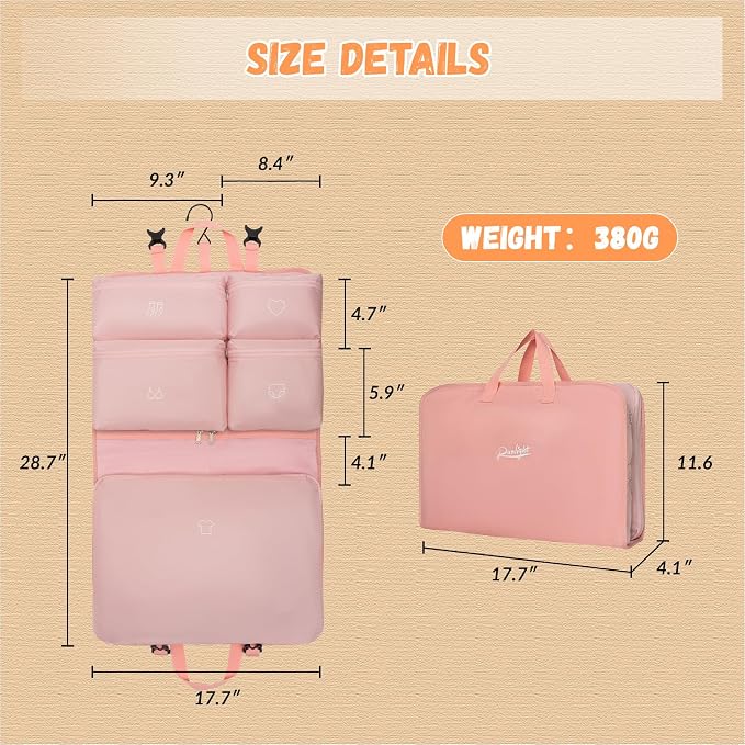 Hanging Packing Cubes, Garment Bags - Image 3