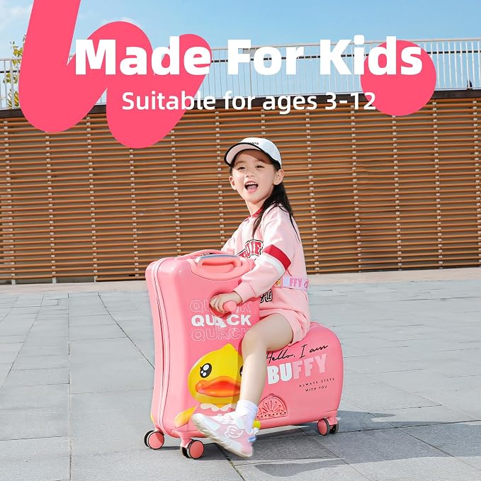Kids' Lightweight Ride on Luggage - Image 6