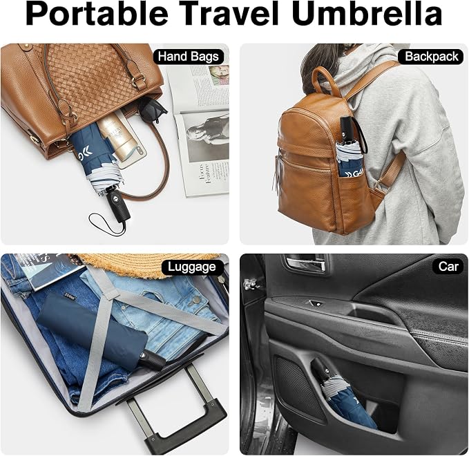 G4Free 42 Inch Eco Windproof Folding Umbrella - Image 5