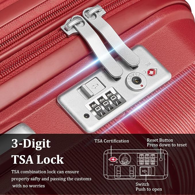 4-Piece Hardshell Luggage Set - Image 7
