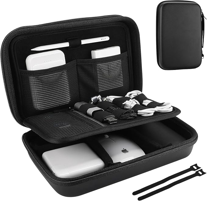 ProCase Hard Travel Electronic Organizer Case by ProCase