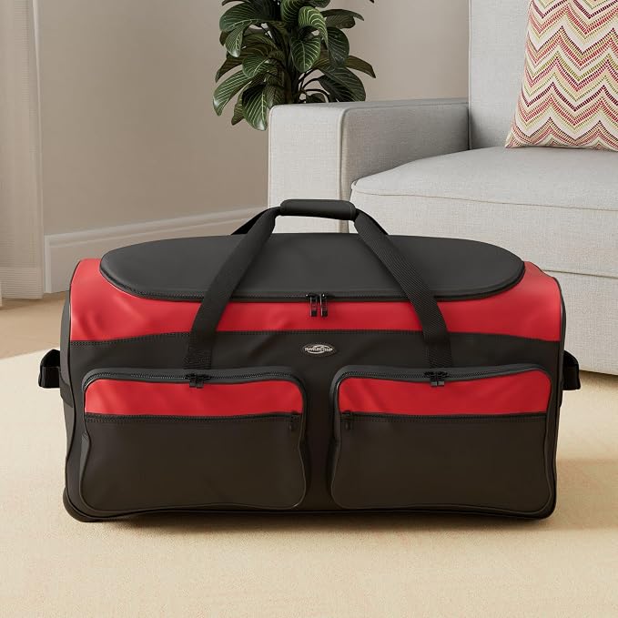 Travelers Club 36" Asgard 3-Wheel Rolling Duffel Bag - Image 2