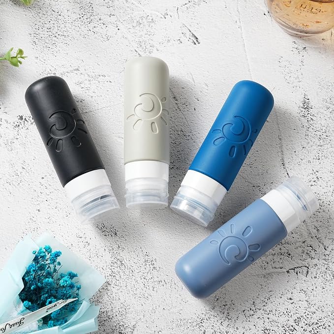 Travel Bottles for Toiletries, TSA Approved Travel Containers 3oz Leak Proof - Image 4