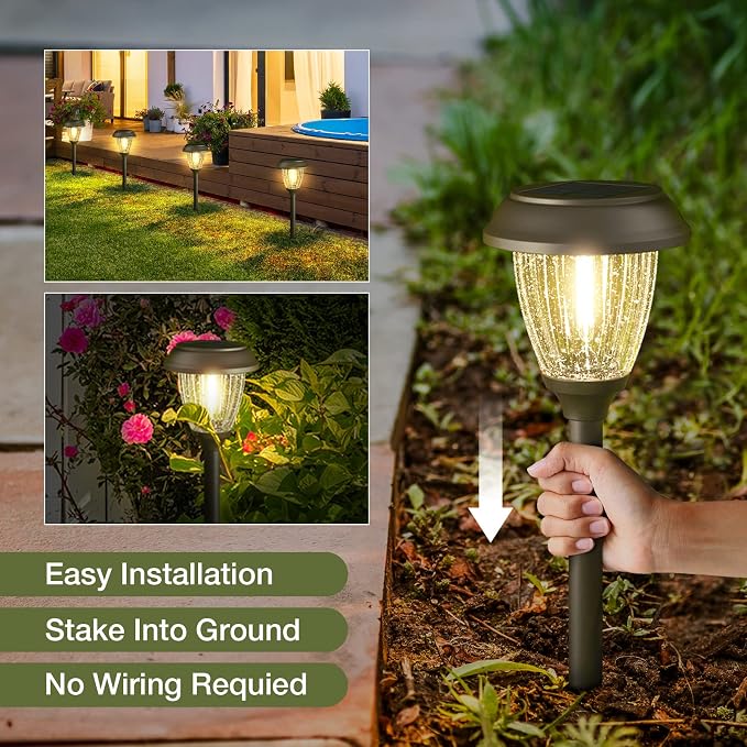 XMCOSY+ Solar Lights Outdoor 10/25 LM LED - Image 5