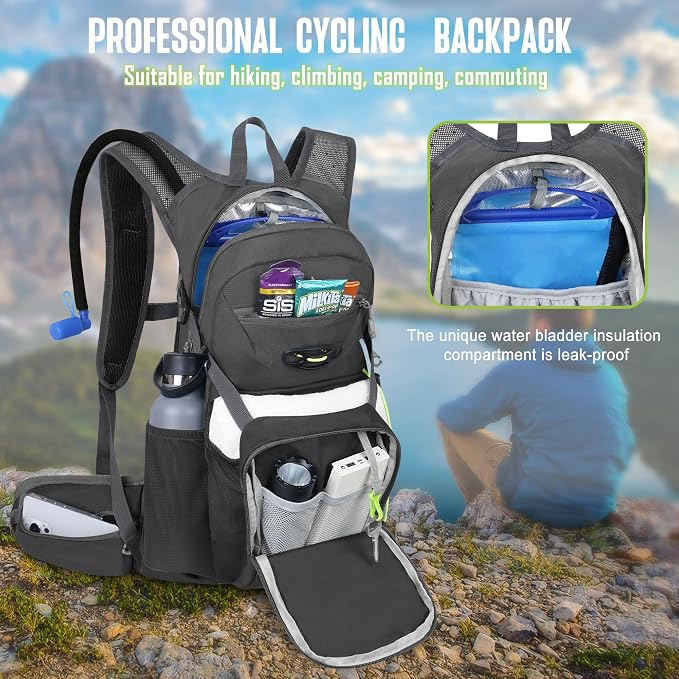 N NEVO RHINO Hydration Backpack, 18L Multipurpose Hiking Backpack - Image 4