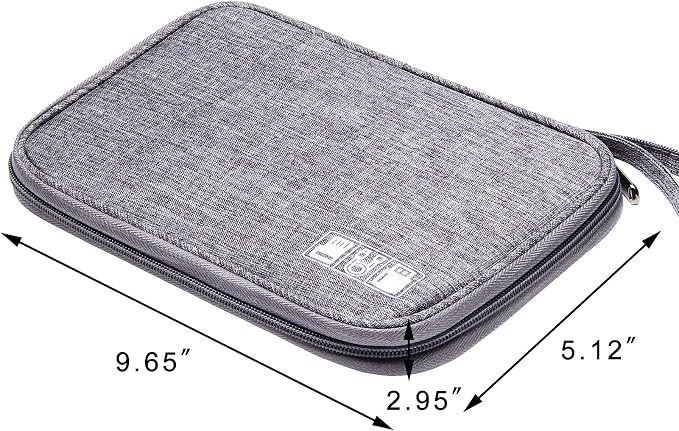 SELLYFELLY Travel Electronics Organizer Portable Cable Organizer Bag - Image 3