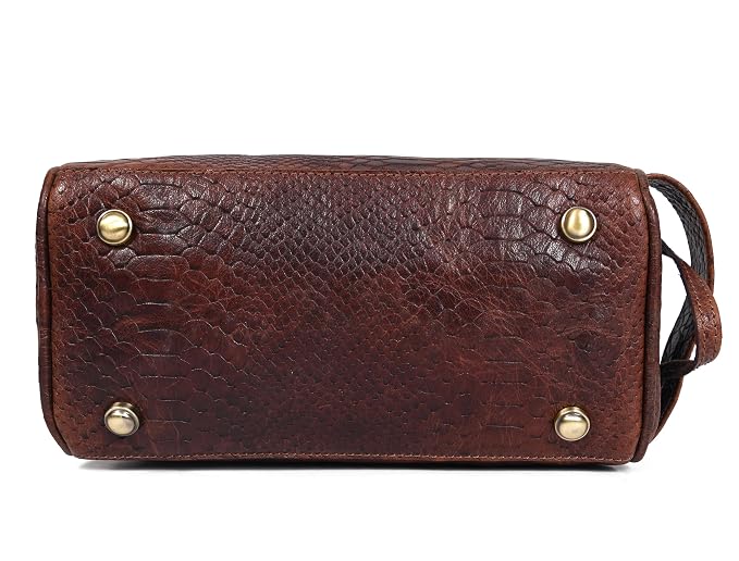 10" Premium Leather Toiletry Travel Pouch - Image 5