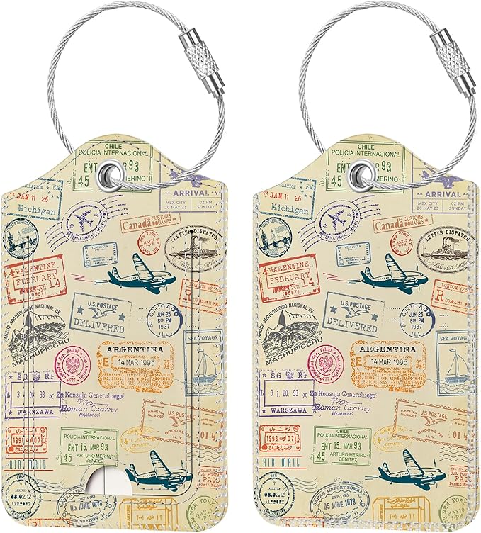 Fintie Luggage Tags, Privacy Cover ID Label by Fintie
