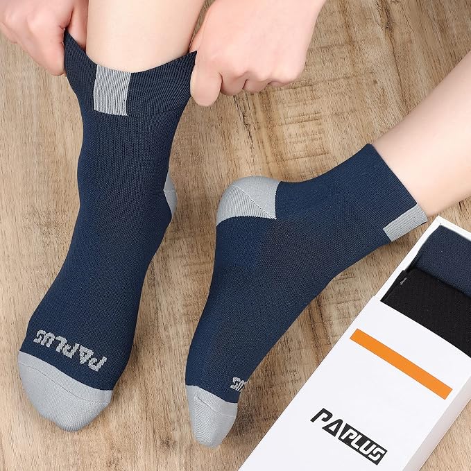 PAPLUS Ankle Compression Socks for Women 6 Pairs, Running Athletic Socks - Image 6