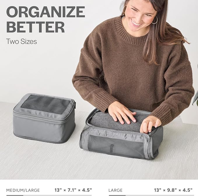 Compression Packing Cubes for Travel - Image 3