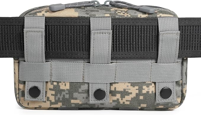 Tactical Molle Admin Pouch Utility Laser Cut EDC Tool Pouch Bag Horizontal - Image 2