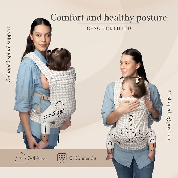 Cub & Co Ergonomic Baby Carrier Newborn to Toddler – 4-in-1 Adjustable - Image 4