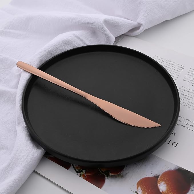 20 Pieces Silverware Set 304 Stainless Steel, Healthy & Eco-Friendly Silver - Image 3