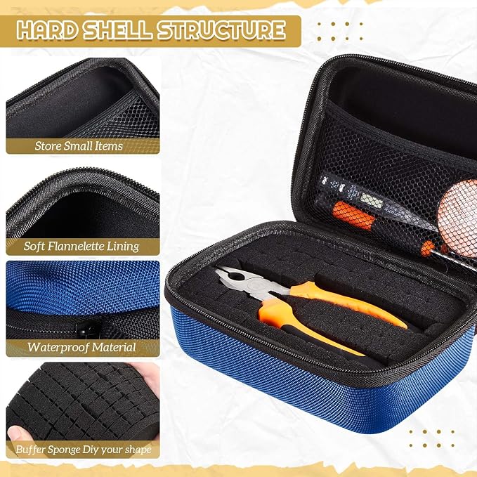 EVA Hard Case with Customizable Foam Protective EVA Carrying Case Shockproof - Image 3