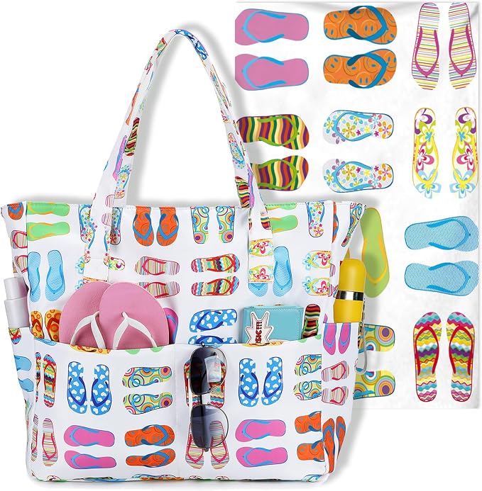 Waterproof Beach Tote Pool Bags - Image 9