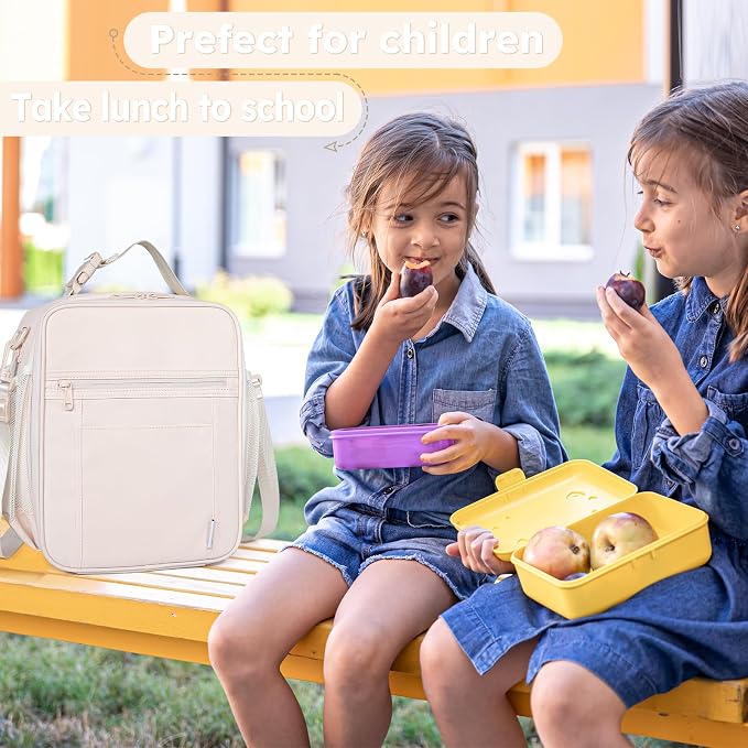 NOL Nylon Waterproof Kids Lunch Bag, Insulated Lunch Bag, Lunch box Cooler - Image 5