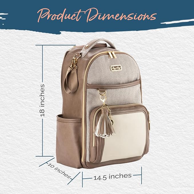 Itzy Ritzy Diaper Bag Backpack – Large Capacity Boss Plus Baby Backpack Diaper - Image 7