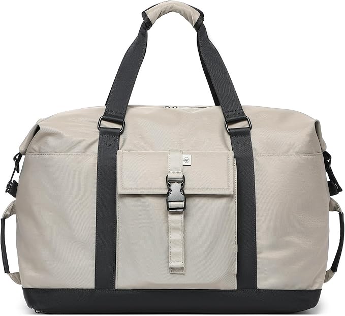 SUNNY BIRD Duffel with Utility Pouch, 40L Weekender Overnight Bag with Shoe - Image 2