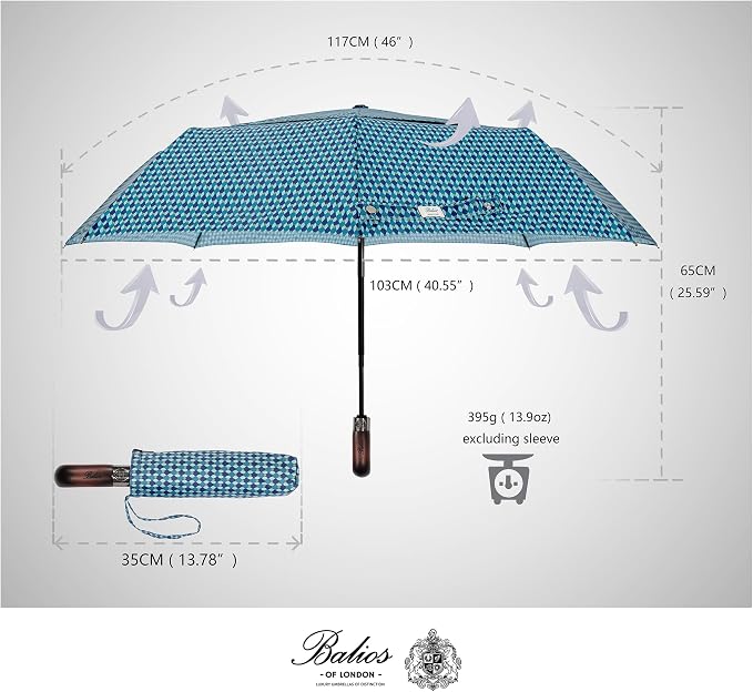 Balios Travel Folding Umbrella - Image 4