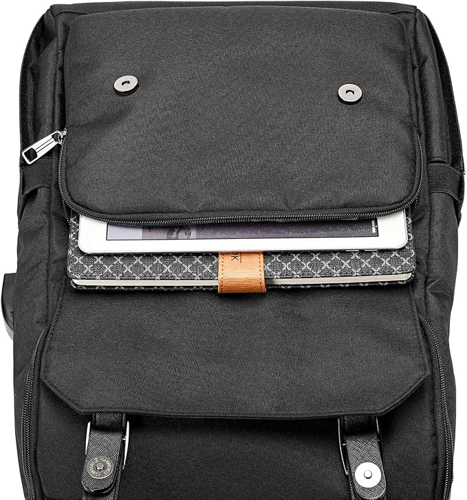YALUNDISI Vintage Backpack Travel Laptop Backpack - Image 5