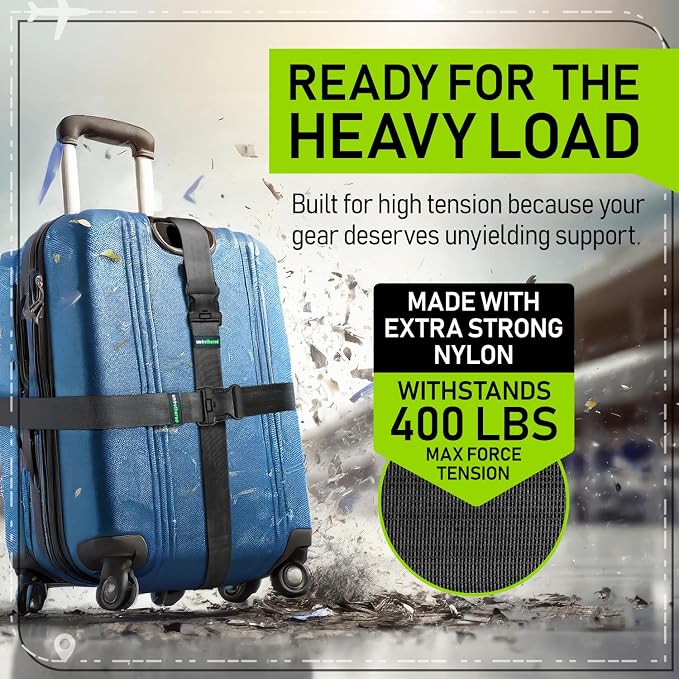 Untethered Luggage Straps | TSA-Approved Suitcase Belts - Image 3