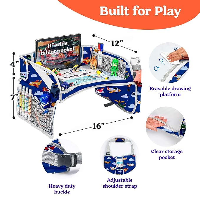 PILLANI Kids Travel Tray for Car - Image 4