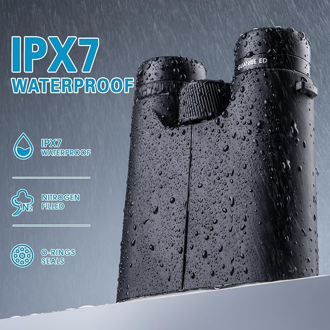 10x42 Binoculars for Adults High Powered Compact Binoculars - Image 5