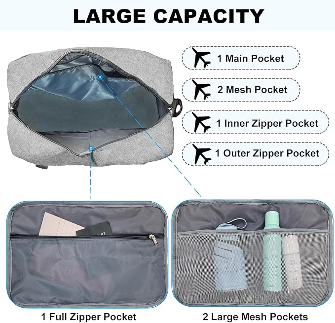 For Spirit Airlines Personal Item Bag 18x14x8 in Underseat Carry-on Luggage - Image 4
