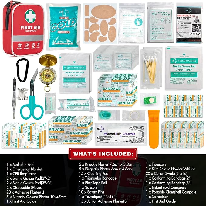 SuccorWare130 Pieces First Aid Kit - Image 2