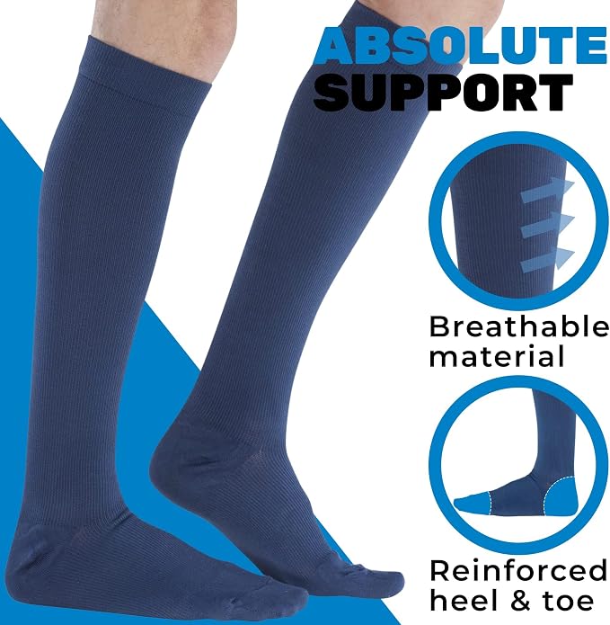 ABSOLUTE SUPPORT Cotton Compression Socks - Image 3