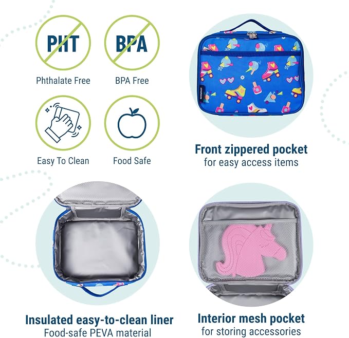 Wildkin Kids Insulated Lunch Box – Durable and Reusable - Image 4