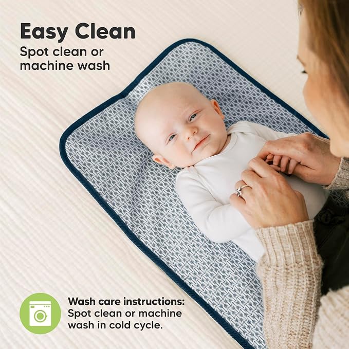KeaBabies Portable Diaper Changing Pad, Easy Wipe Clean - Image 7