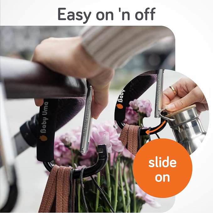 Baby Uma XL Stroller Hooks for Bags - Image 5