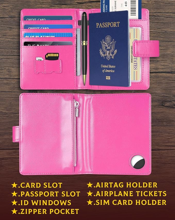Passport Holder Wallet Cover Case - Image 4