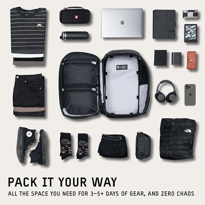 WANDRD TRANSIT Travel Backpack: Large Expandable Carry-On Adventure Bag – - Image 8