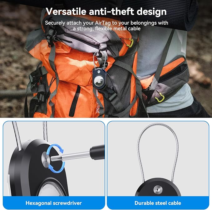 DDJ 4-Pack Luggage Tag Case for Apple Air Tracker Tag & Moto Tag - Image 4