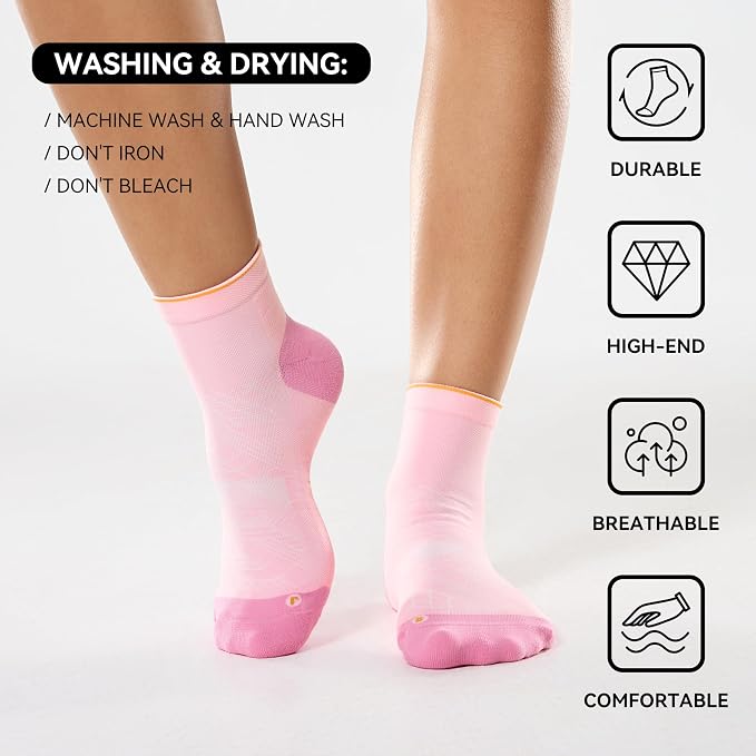 CS CELERSPORT 2/5 Pairs Ankle Compression Socks - Image 3