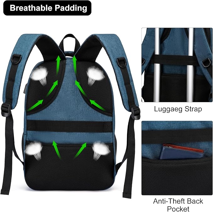 Backpack for Boys Men, School Backpack for Teens Girls, Lightweight Casual High - Image 6
