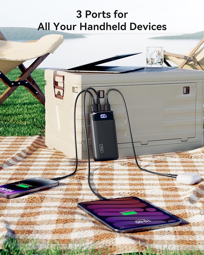 INIU Portable Charger, 22.5W 20000mAh USB C in & Out Power Bank Fast Charging - Image 8