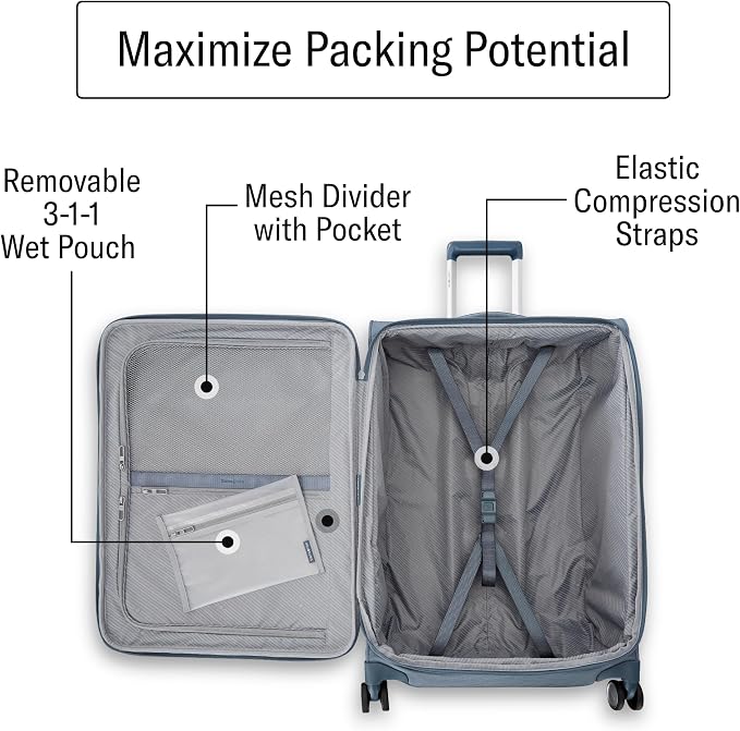 Samsonite UpLIFT Lightweight Large Checked Softside Luggage - Image 6