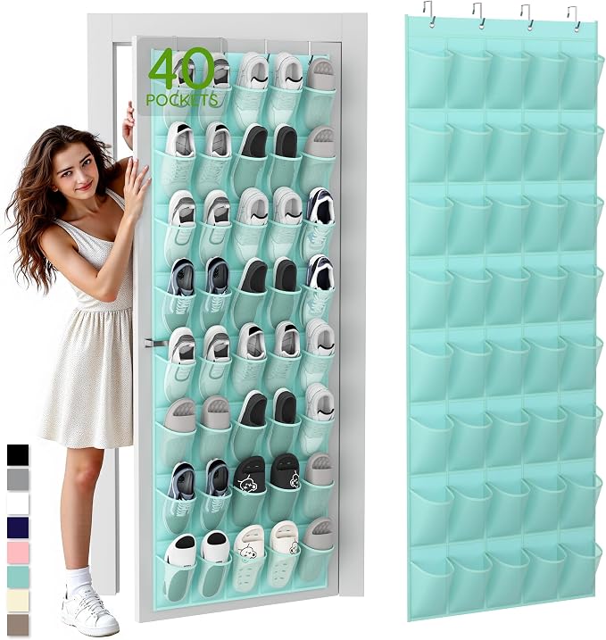 Unjumbly Over the Door Shoe Organizer by Unjumbly