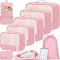 BAGAIL 9 Set Packing Cubes Luggage Packing Organizers by BAGAIL