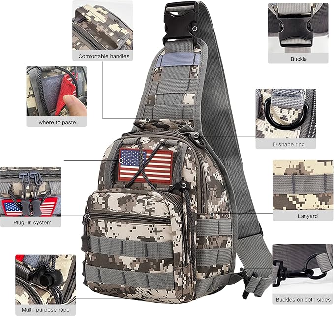 80L 2Pcs Hiking Backpack for Men - Image 7