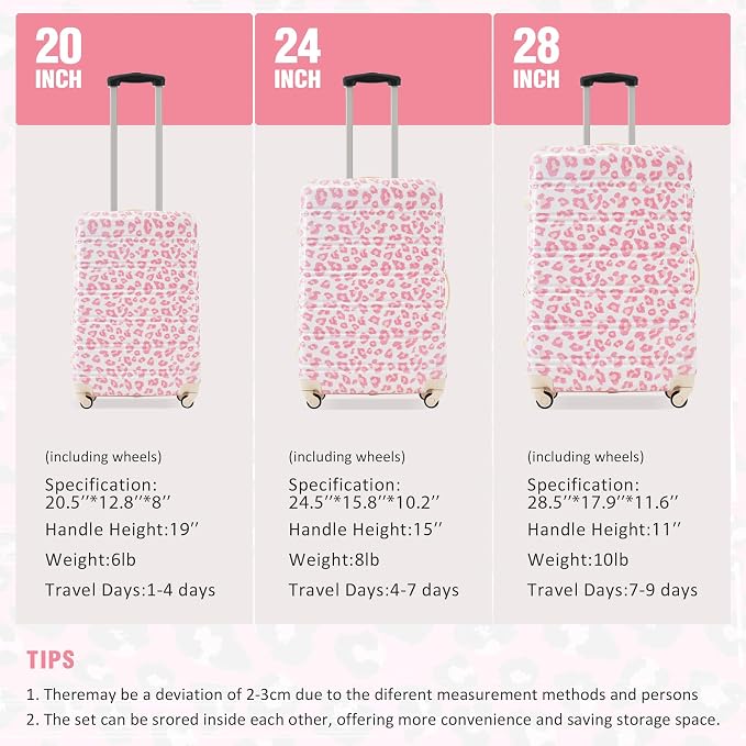 Merax Luggage Sets 3 Piece, Hardside Expandable Suitcase Set - Image 2