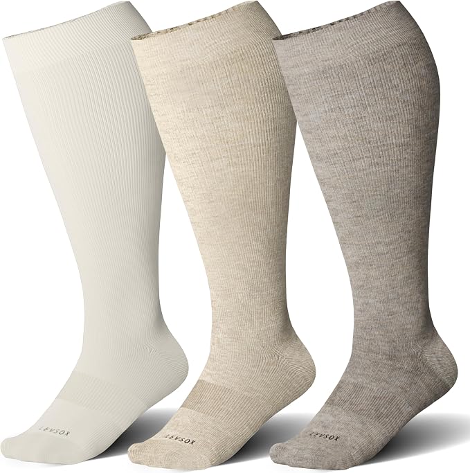 LEVSOX Wide Calf Compression Socks by Levsox