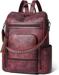 Shrrie Vegan Leather Laptop Backpack by Shrrie