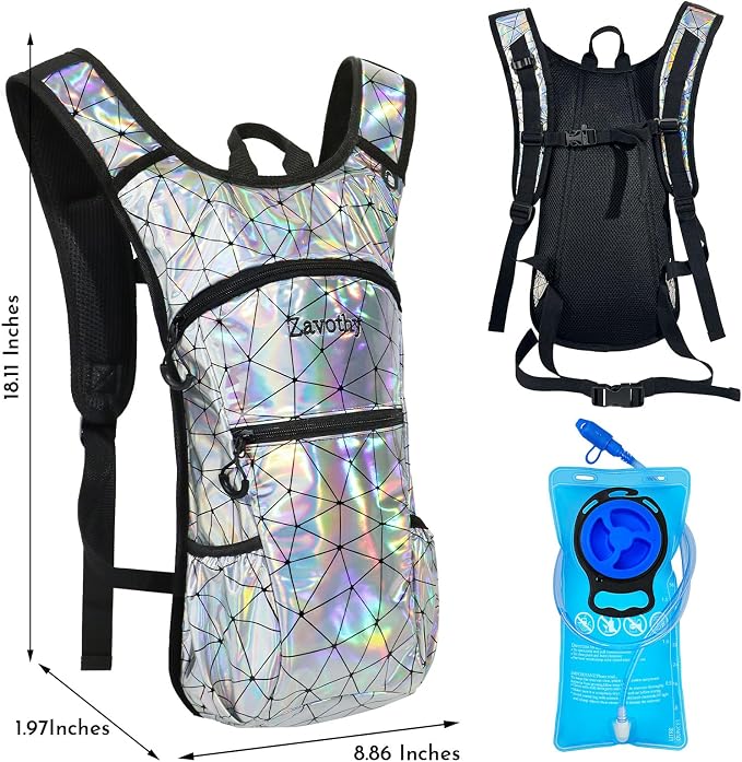 Reflective Hydration Backpack, Hydration Pack - Image 2