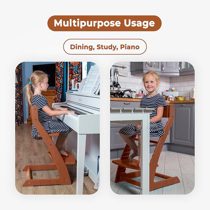 FORNEL Adjustable Wooden High Chair - Image 8
