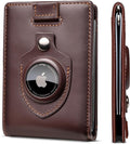 SERMAN BRANDS RFID Blocking Slim Bifold Genuine Leather Minimalist Front Pocket by SERMANBRANDS