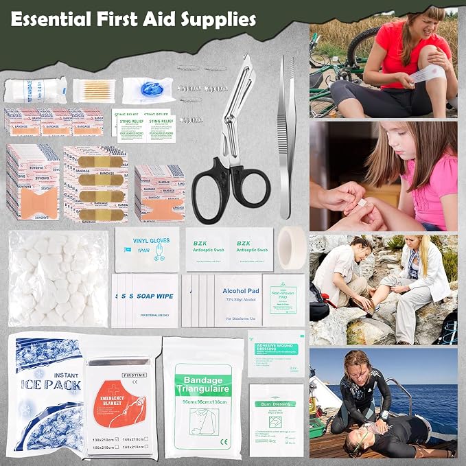 320 PCS Survival Kits First Aid Kit, Gifts - Image 5